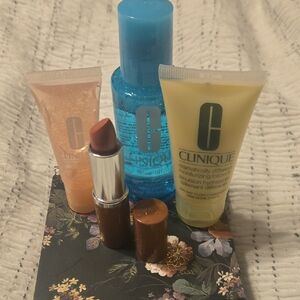 New Clinique Sample Size Products Full Size Lipstick Lotion Surge Rinse Off